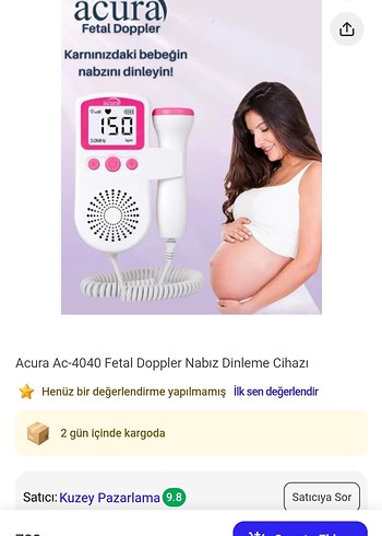 Acura Fetal Doppler Kalp Atış Ölçer - Görsel 6