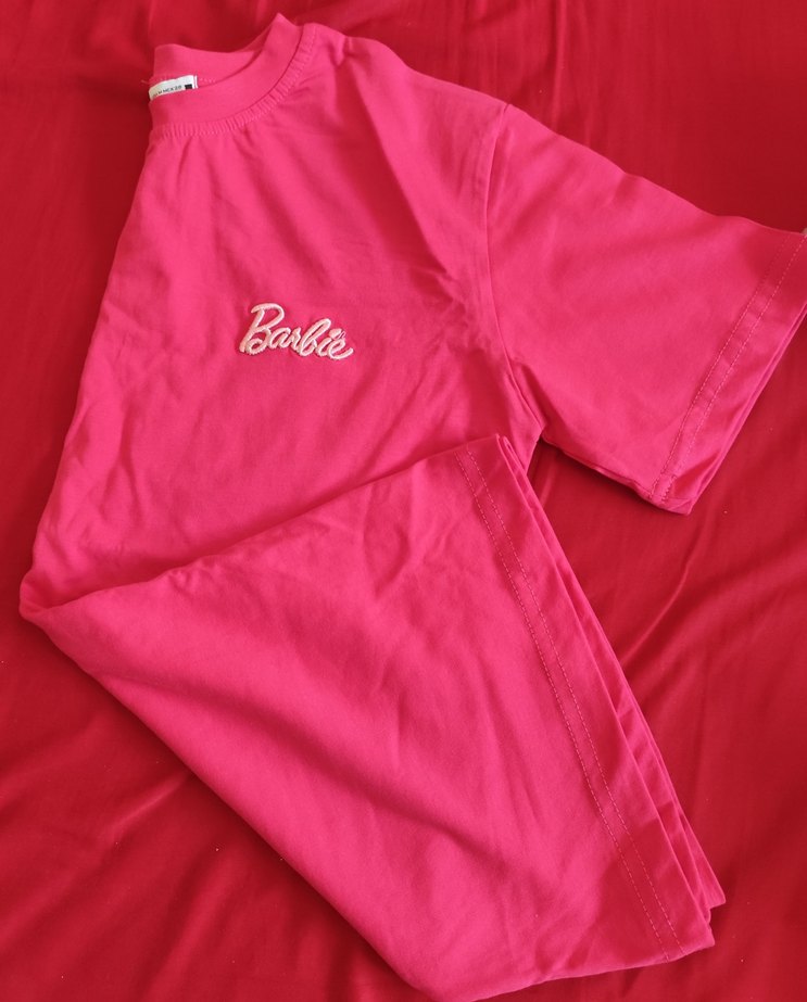 Zara Pembe Barbie Tişört - Görsel 4