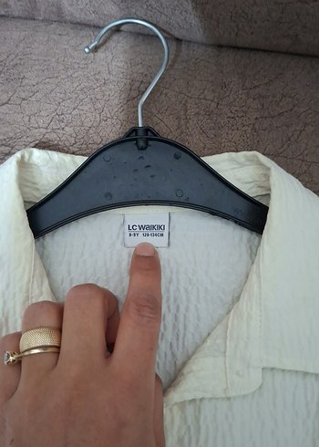 Kısa Kollu Beyaz gömlek - Görsel 2