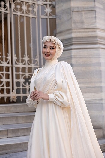 m Beden beyaz Renk Nikah/Söz Elbisesi