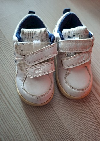 Beyaz Erkek Çocuk Spor Ayakkabı Velcro