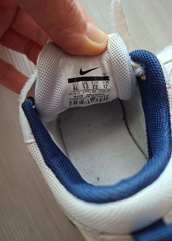 22 Beden beyaz Renk Beyaz Erkek Çocuk Spor Ayakkabı Velcro
