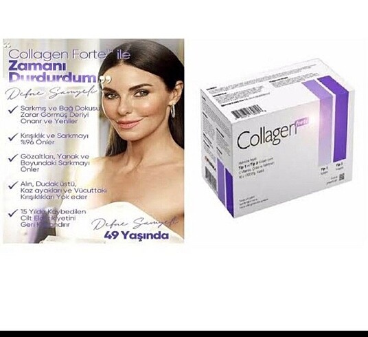 Beden Collagen forte kullanılmadı Orjinal ürün