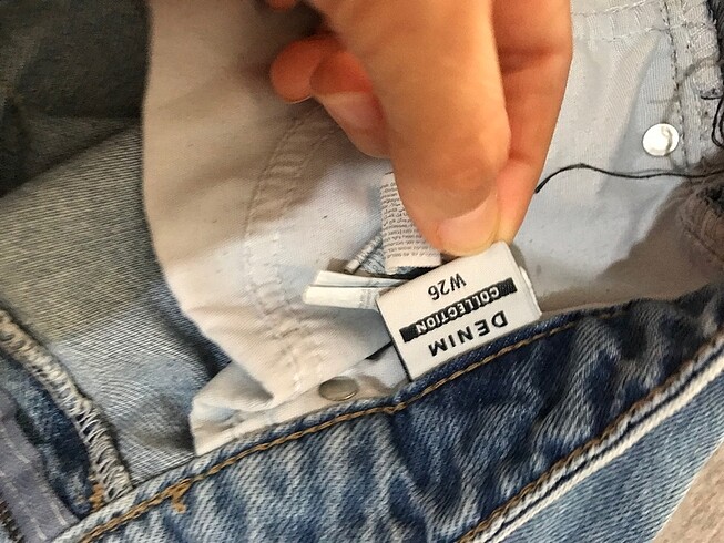 26 Beden mavi Renk Kot pantolon