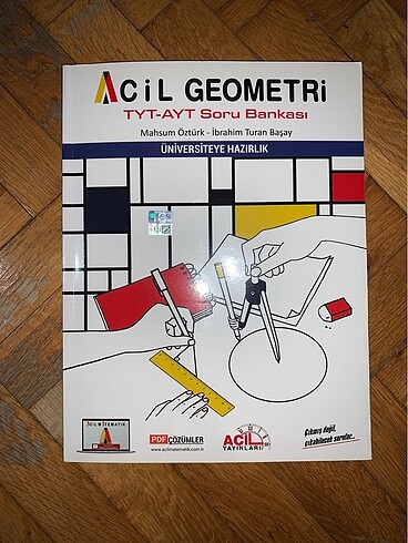 Acil AYT TYT geometri test kitabı
