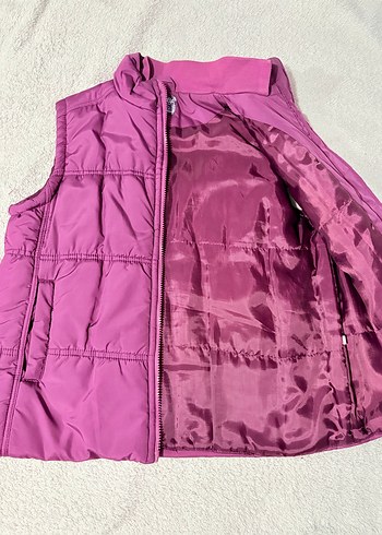 Kız Çocuk Mor Fermuarlı Yelek - Görsel 3