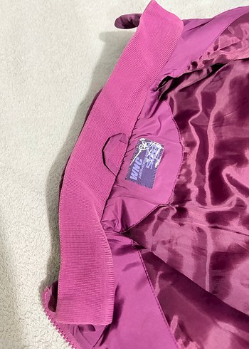 Kız Çocuk Mor Fermuarlı Yelek - Görsel 6