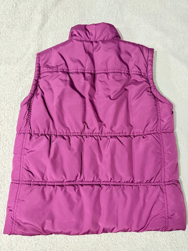 Kız Çocuk Mor Fermuarlı Yelek - Görsel 2