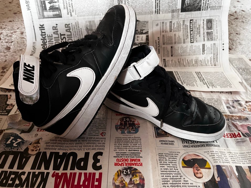 Nike Erkek Çocuk Siyah Spor Ayakkabı - Görsel 2