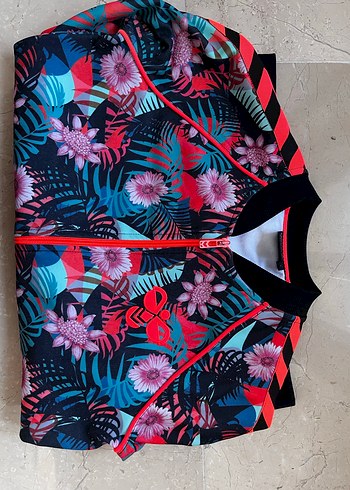 Renkli Baskılı Uzun Kollu hummel hırka - Görsel 2