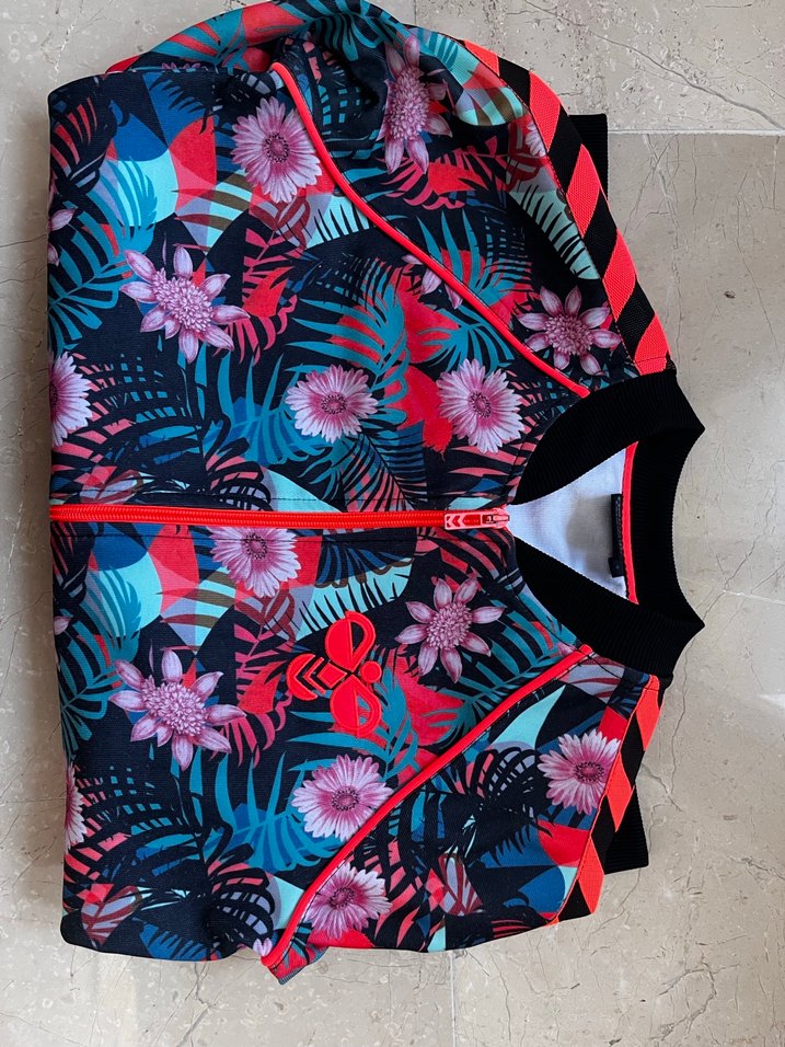 Renkli Baskılı Uzun Kollu hummel hırka - Görsel 2