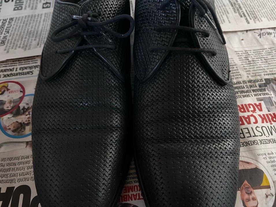 Derimod 
Siyah Klasik Erkek Ayakkabısı Velcro Detaylı - Görsel 4