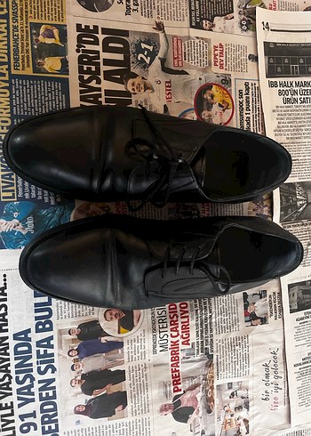 Siyah Parlak Rugan Klasik Erkek Ayakkabı - Görsel 3