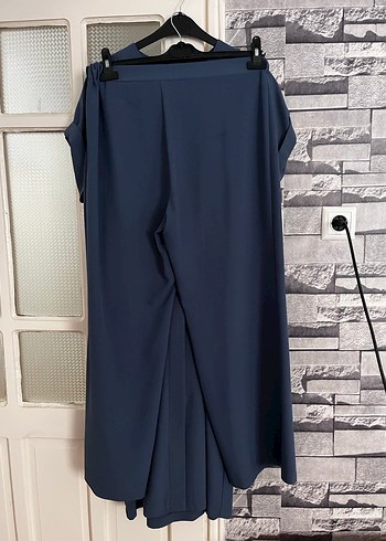 Lacivert Keten Tulum - Görsel 3