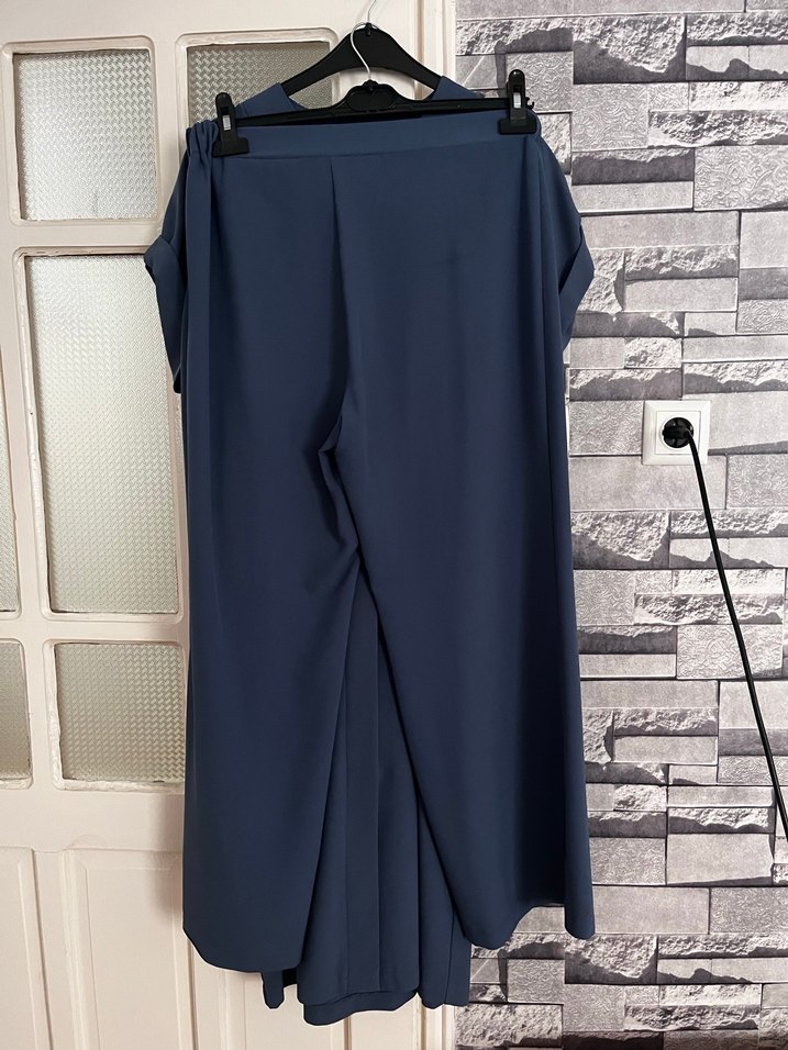 Lacivert Keten Tulum - Görsel 3