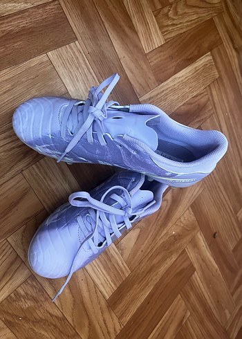 Pastel Mor Bağcıklı Erkek Futbol Ayakkabısı - Görsel 5