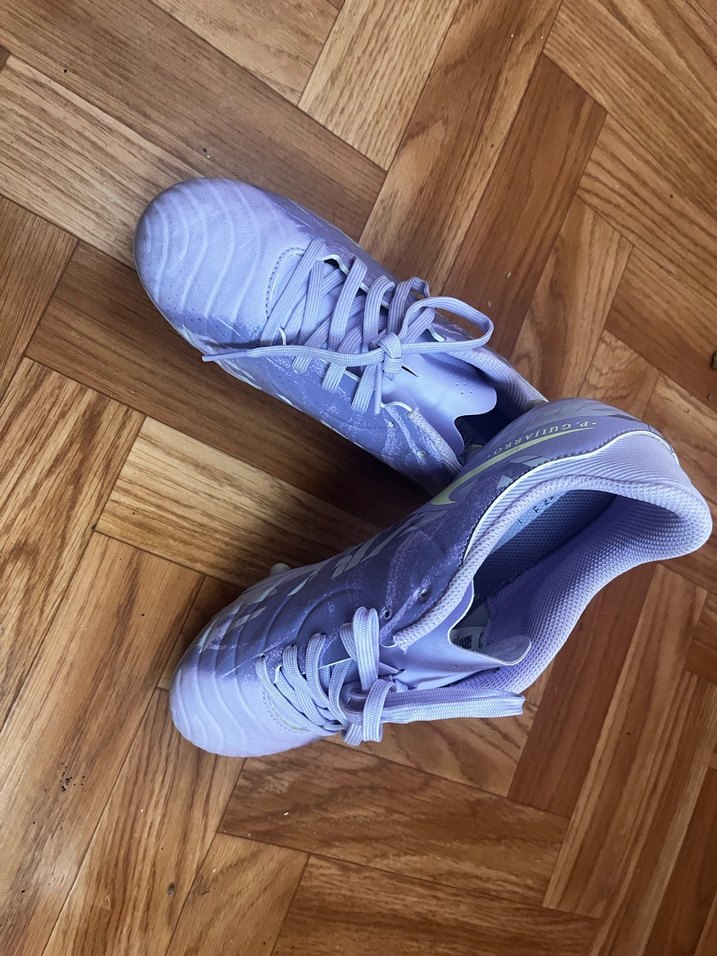 Pastel Mor Bağcıklı Erkek Futbol Ayakkabısı - Görsel 2