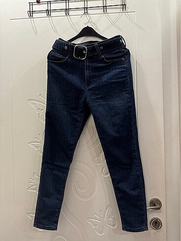 Richmond Kot jeans lacivert kemerli