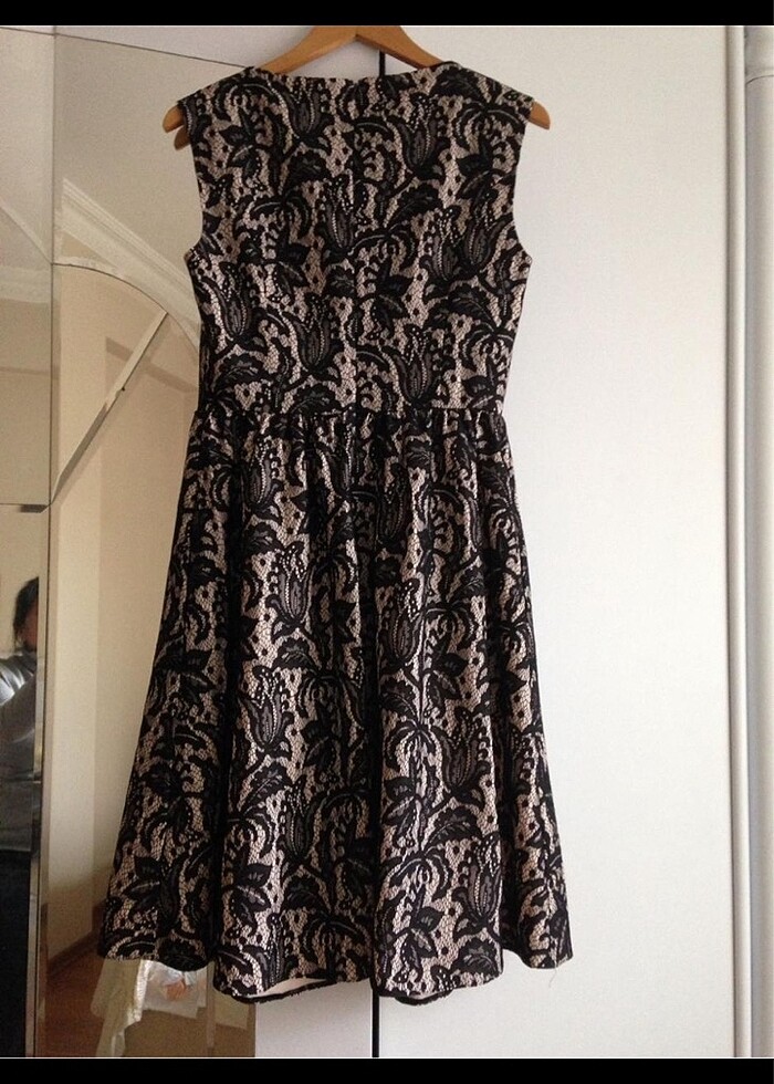 Dantelli elbise - Görsel 3