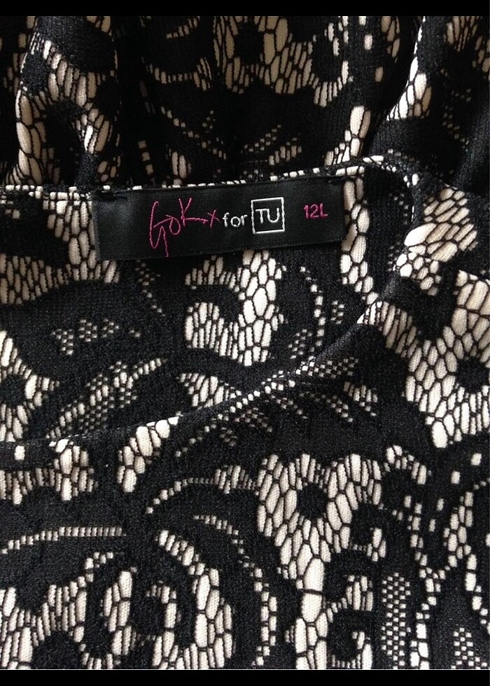 Dantelli elbise - Görsel 2