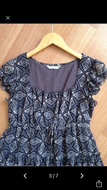 Şifon elbise - Görsel 3