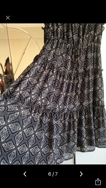 Şifon elbise - Görsel 6