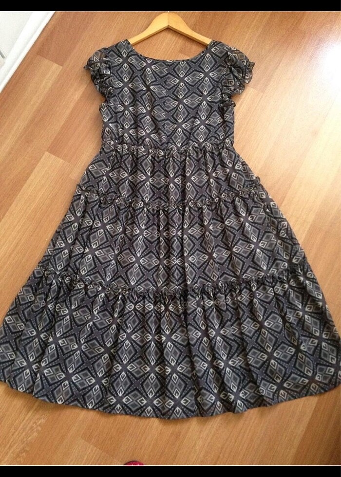 Şifon elbise - Görsel 4