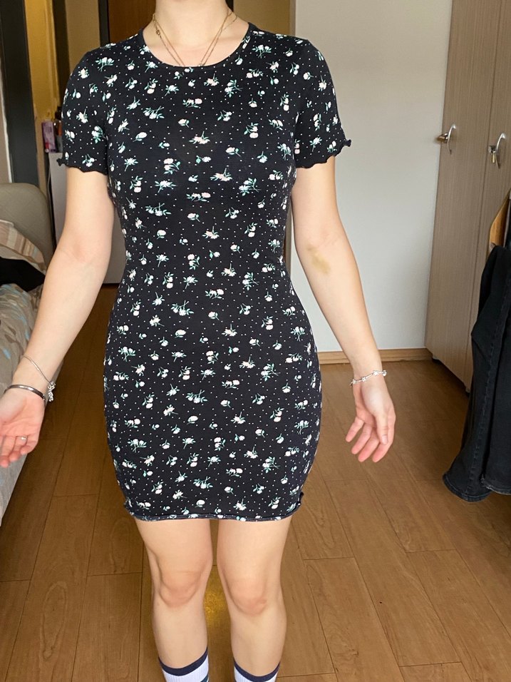 Çiçek Desenli
 Elbise - Görsel 2