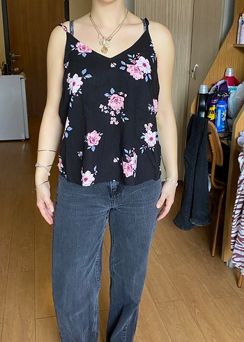 Pembe Çiçekli bluz - Görsel 2