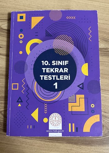 10. Sınıf Tekrar Testleri 1 Kitabı meb