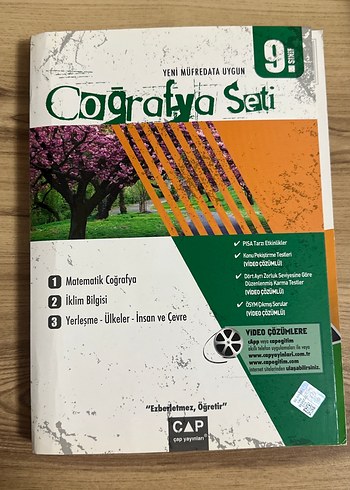 9. Sınıf Coğrafya Seti - Çap Yayınları Yeni Müfredata Uygun