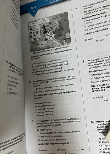  Beden Renk 11. Sınıf Tarih Soru Bankası Seti Uğur Yayınları