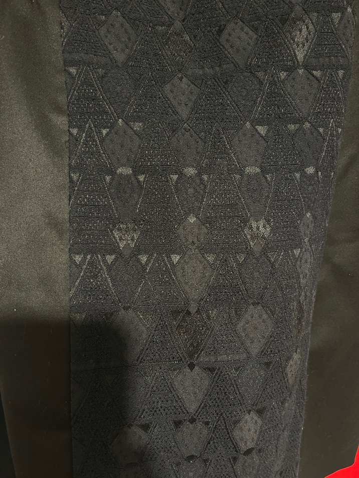 Siyah Gösterişli Midi Etek - Görsel 2