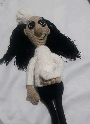 Beden beyaz Renk Amigurumi Set