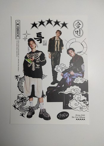 Stray Kids mini üye posterleri - Görsel 3