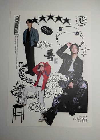 Stray Kids mini üye posterleri - Görsel 6