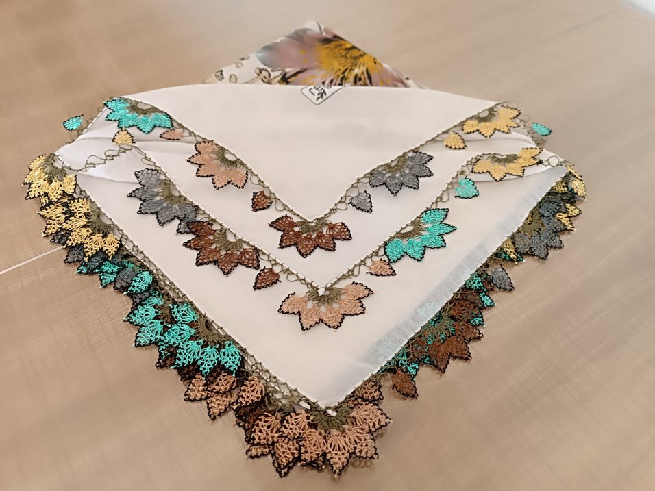 Reyyan iğne oyalı yazma - Görsel 2