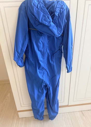 Erkek Çocuk Mavi Fermuarlı Yağmur Tulum - Görsel 2