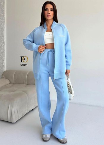 Mavi Kadın Oversize Eşofman Takımı