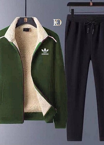 Winter  SEASON   NEW  MODEL    ADIDAS   3 Iplik üst içi kürklü 2 - Görsel 3