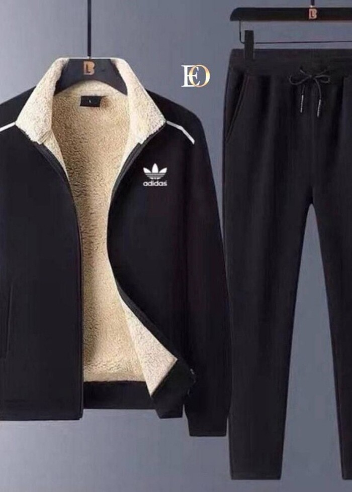 Winter  SEASON   NEW  MODEL    ADIDAS   3 Iplik üst içi kürklü 2 - Görsel 2