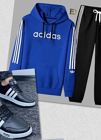 Adidas WINTER SEASON NEW MODEL ADİDAS 3_THREAD 2 PIECE SET S