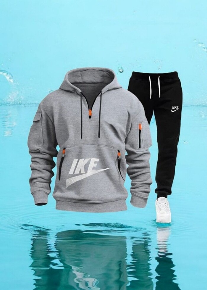 NİKE  NEW MODEL  ITHAL   KALİTE   EŞFMAN TAKIM  2 IPLİK   SLIMFİ - Görsel 4