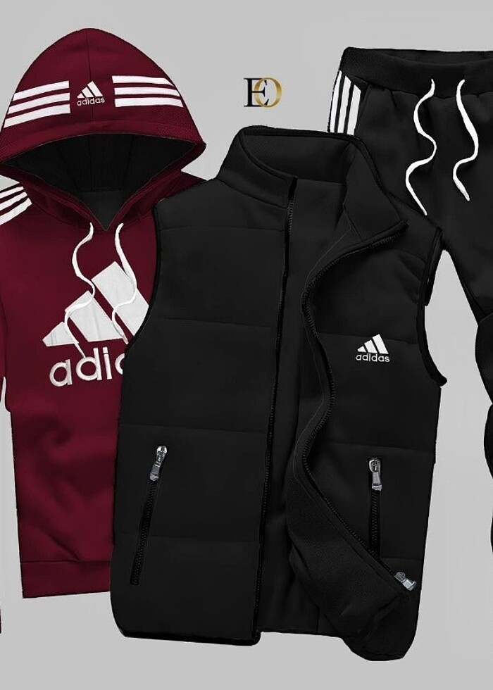 WİNTER SEASON NEW MODEL   BRAND  ADİDAS   FABRİC  3 THREAD   3 P - Görsel 3