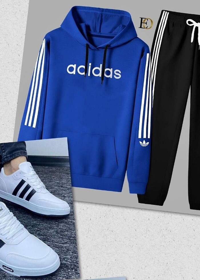 WINTER   SEASON   NEW MODEL    ADİDAS   3_ THREAD   2_  PİECE SE - Görsel 2