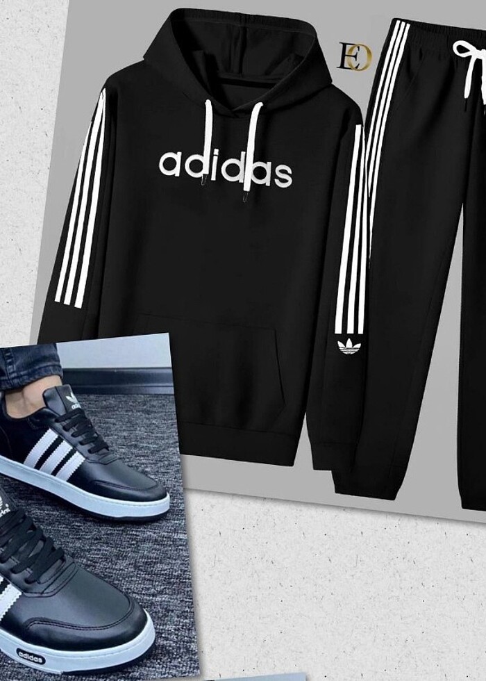 WINTER   SEASON   NEW MODEL    ADİDAS   3_ THREAD   2_  PİECE SE - Görsel 3