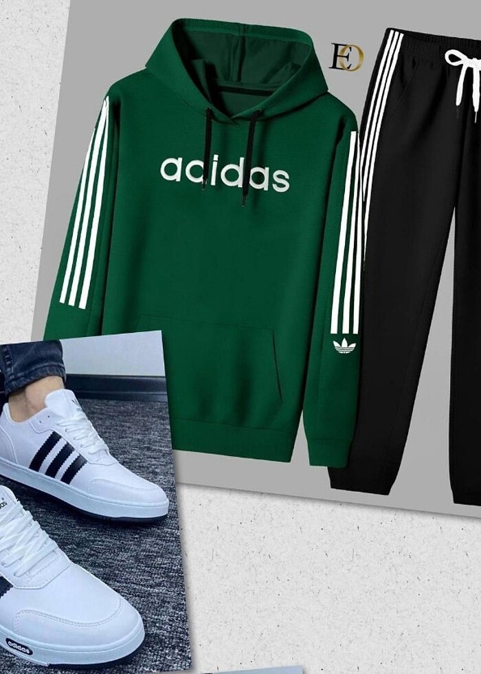 WINTER   SEASON   NEW MODEL    ADİDAS   3_ THREAD   2_  PİECE SE - Görsel 4