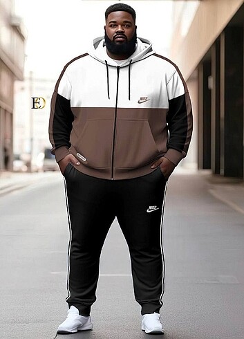 WINTER  SEASON  NEW MODEL    NİKE   3_ THREAD   2_ PICE SET   BA - Görsel 2