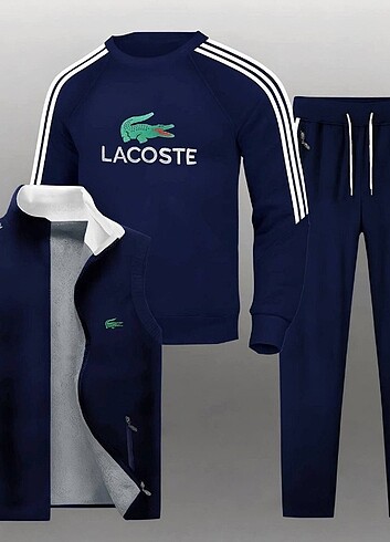 WINTER  SEASON   NEW  MODEL   LACOSTE   FABRİC 3 İPLİK COTTON    - Görsel 4