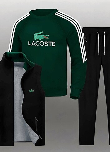 WINTER  SEASON   NEW  MODEL   LACOSTE   FABRİC 3 İPLİK COTTON    - Görsel 5